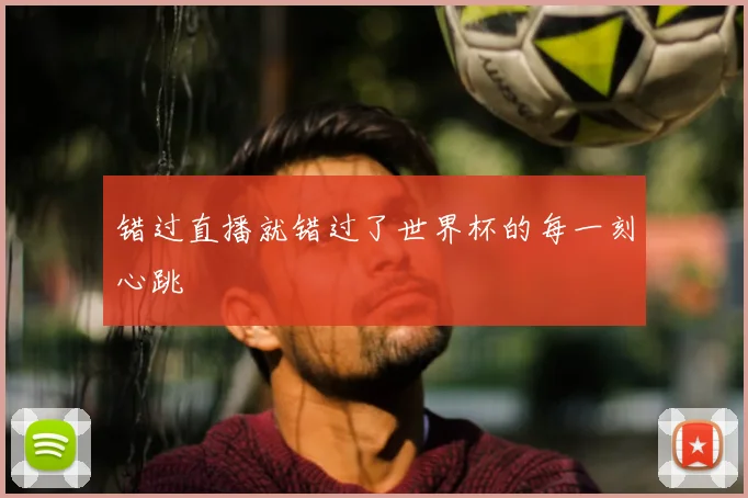 错过直播就错过了世界杯的每一刻心跳