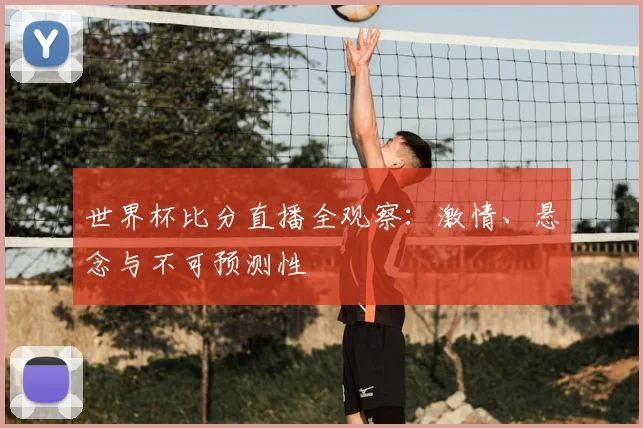 世界杯比分直播全观察:激情、悬念与不可预测性