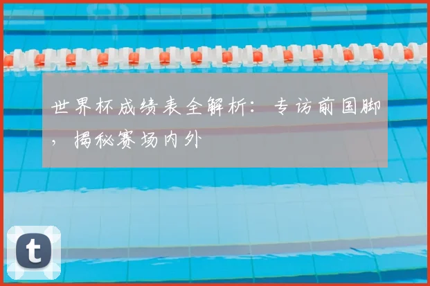 世界杯成绩表全解析：专访前国脚，揭秘赛场内外